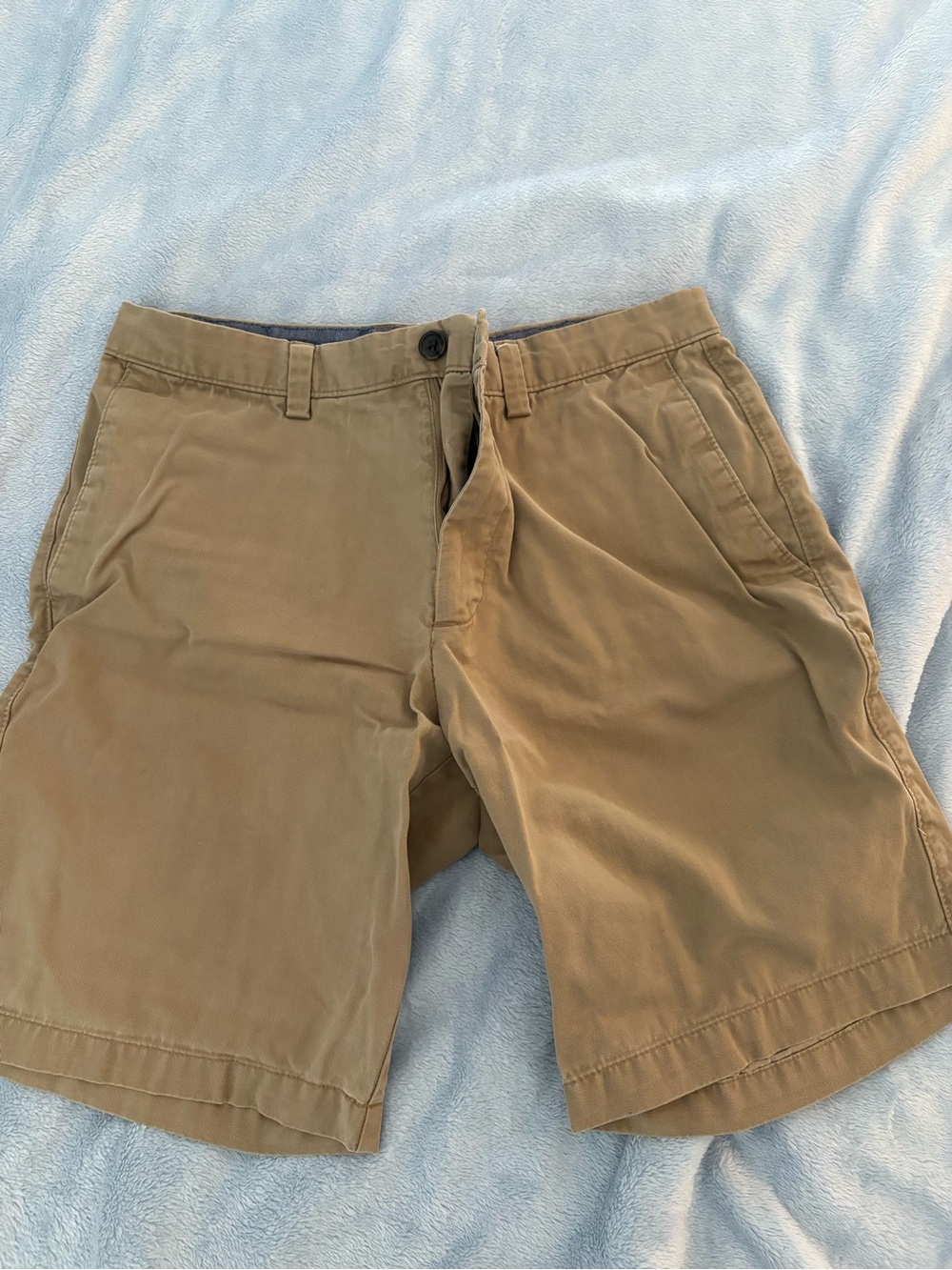 Banana Republic Men's Khaki Cotton Blend Shorts